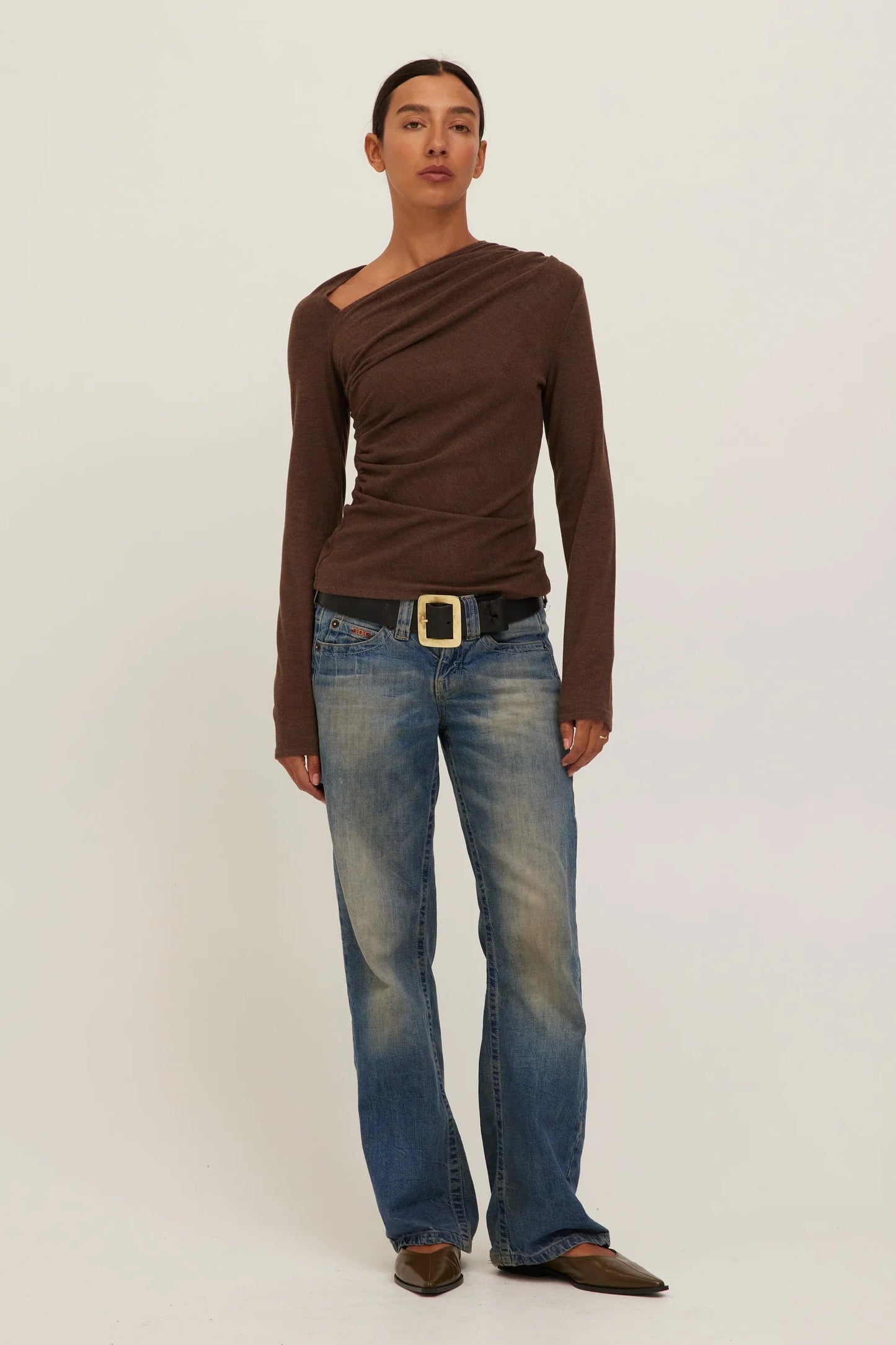 Harlow Long Sleeve- DARK MOCHA