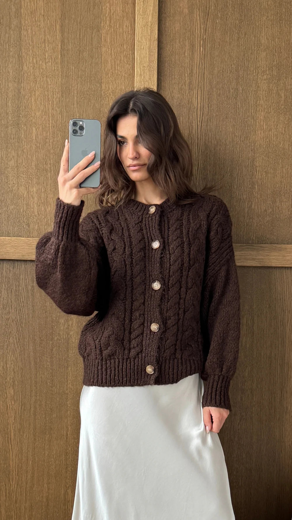 Evie Cardigan- COCOA