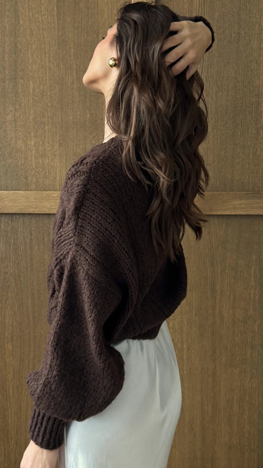 Evie Cardigan- COCOA