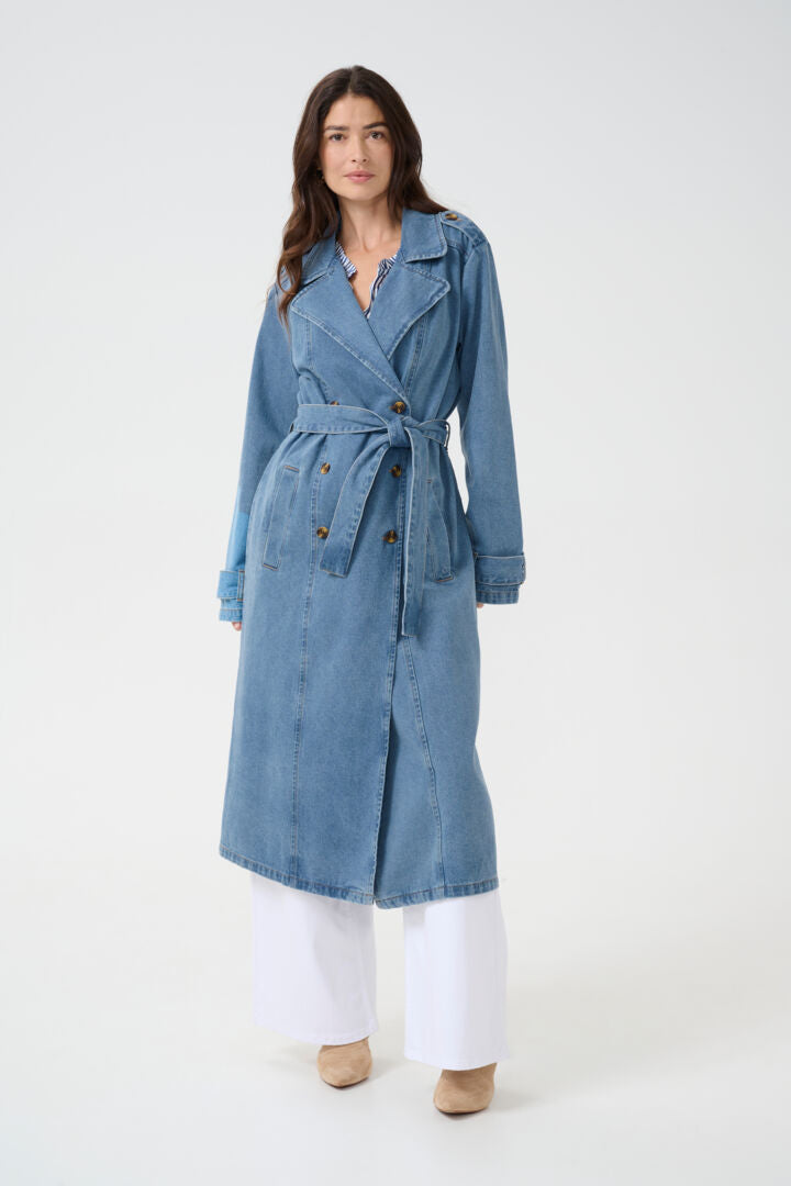 Mika Denim Trench Coat