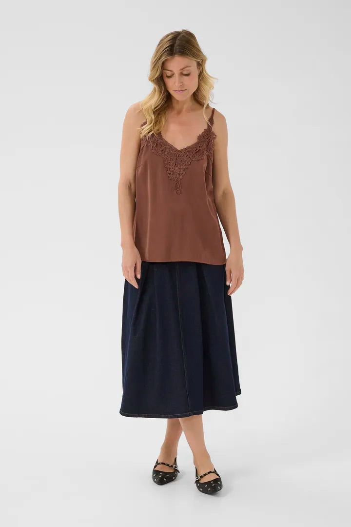 Anna Top- BROWN