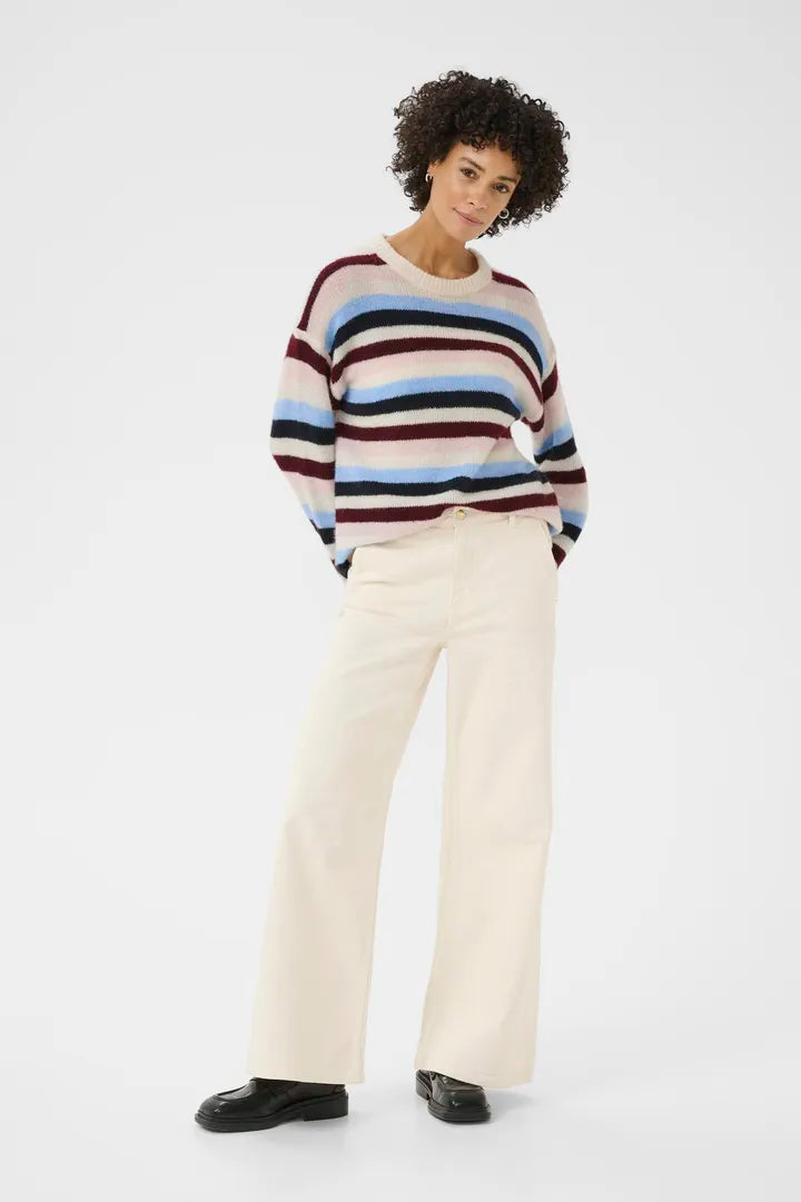 Spencer Sweater- MULTI STRIPE