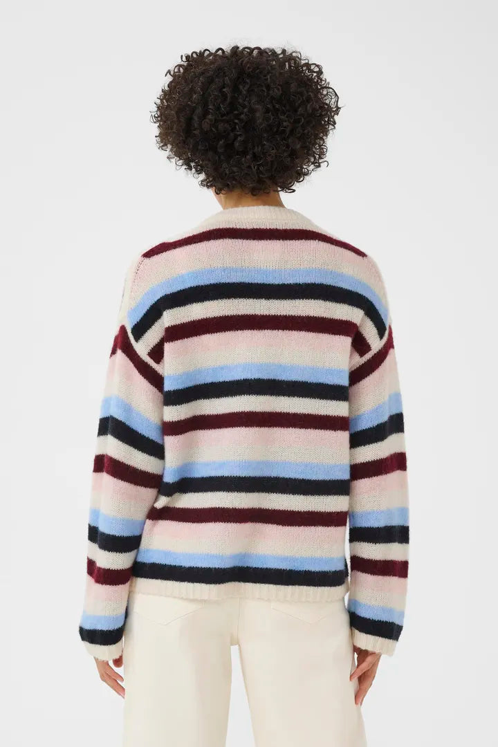 Spencer Sweater- MULTI STRIPE