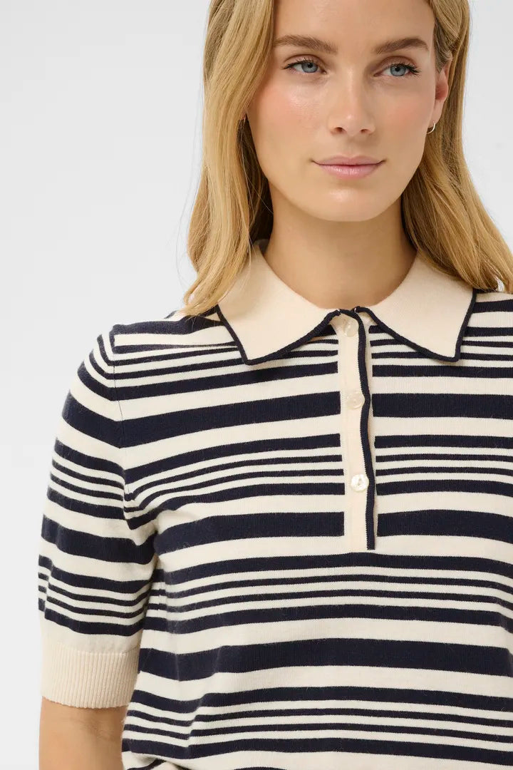 Anetti Collared Knit Tee