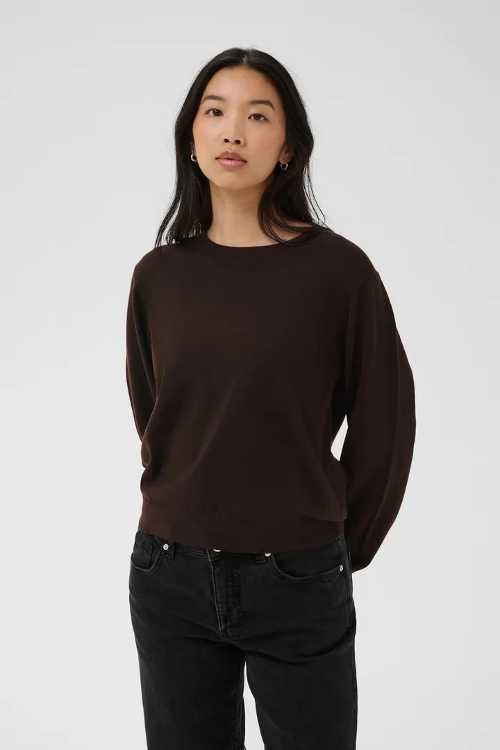 Yona Crewneck Pullover- MOLE