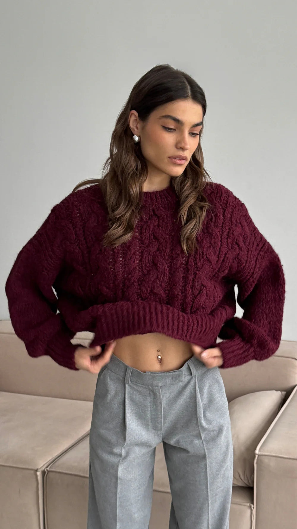 Mara Sweater- BORDEAUX