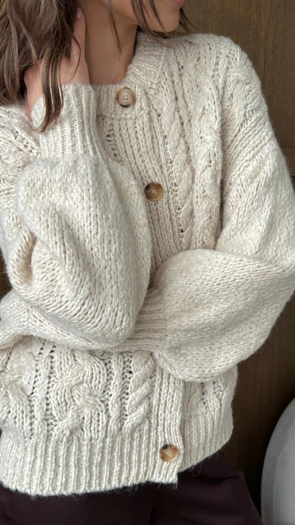 Evie Cardigan- IVORY