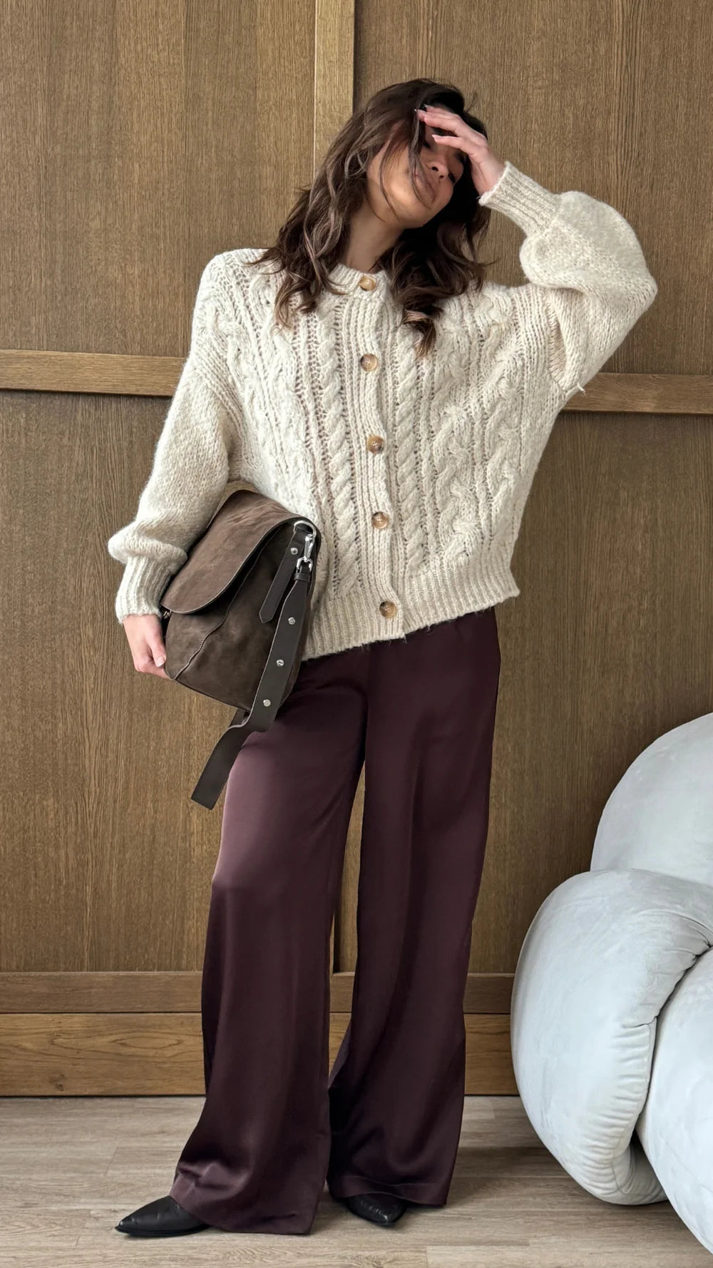 Evie Cardigan- IVORY