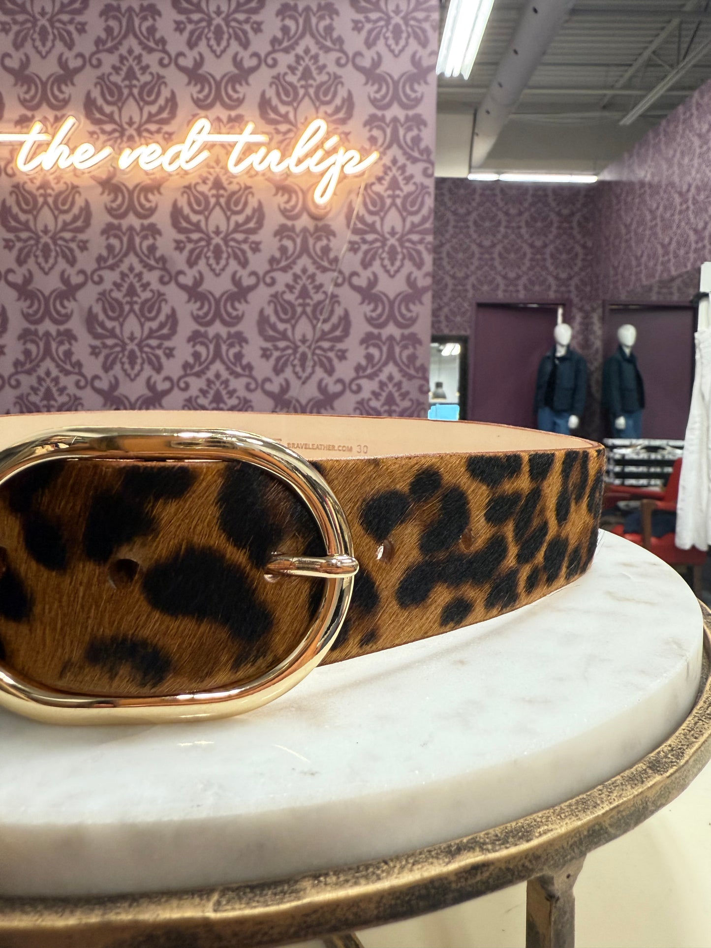 Medora Belt- Persian Leopard