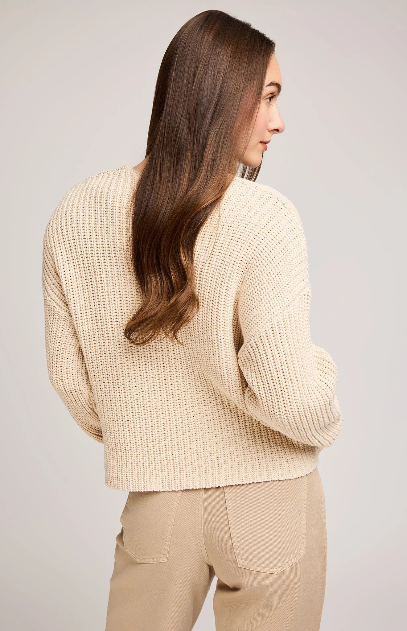 The Spencer Sweater- BONE