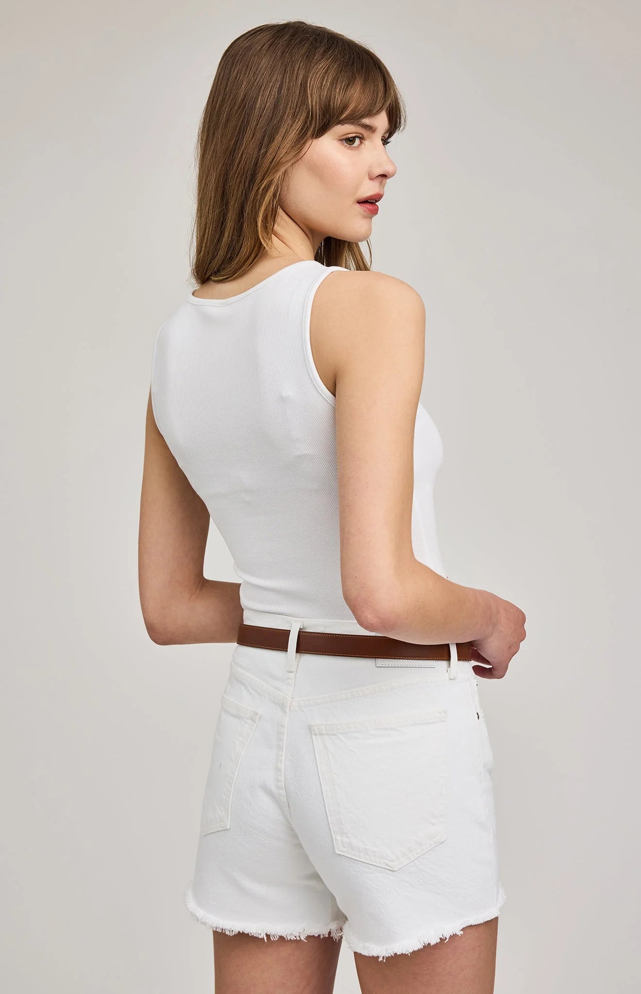 Naia Tank Top- WHITE
