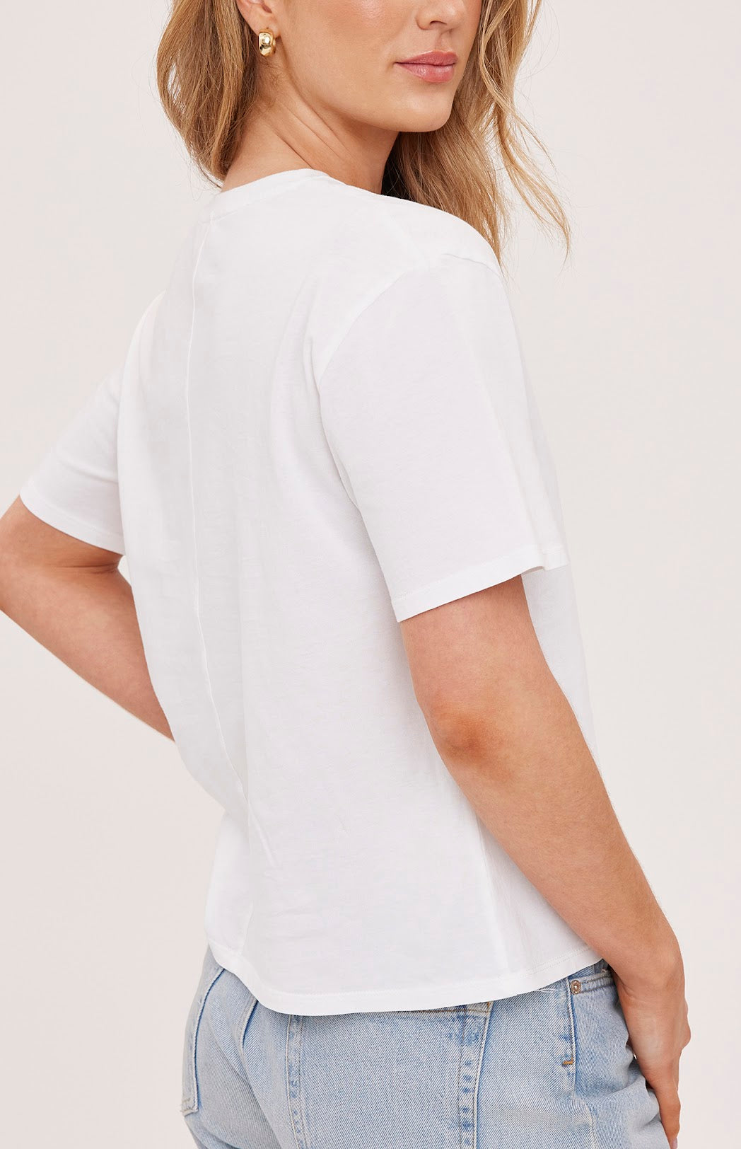Bridgette Tee- WHITE