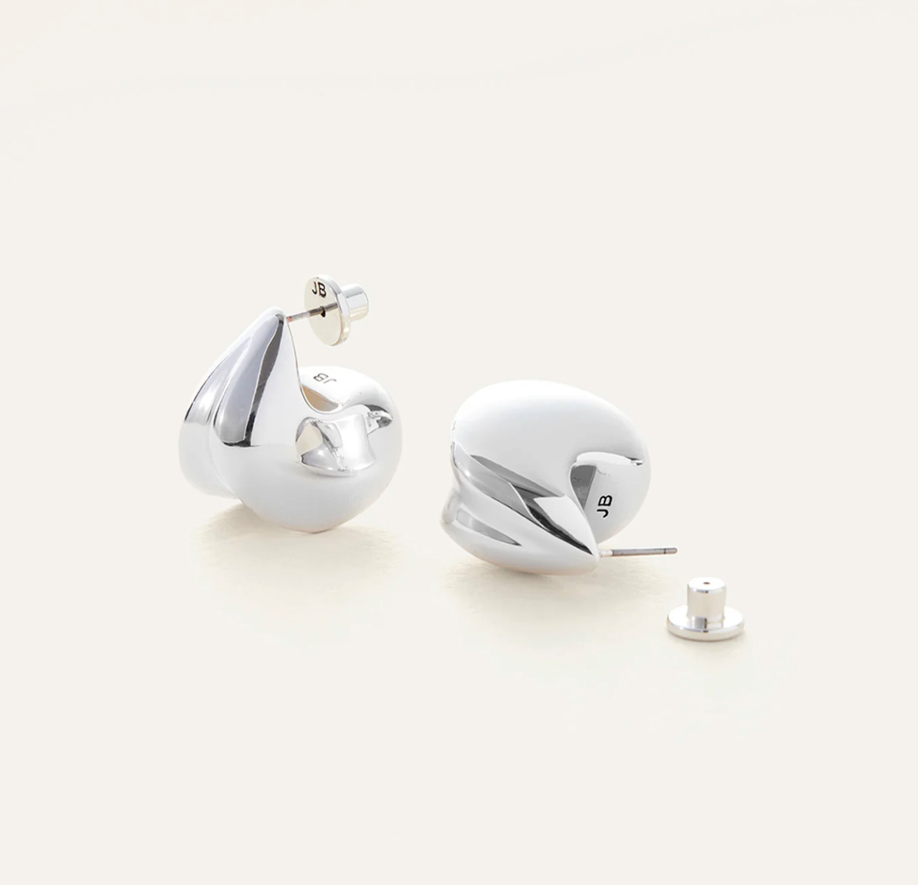 Nouveaux Puff Earring-SILVER