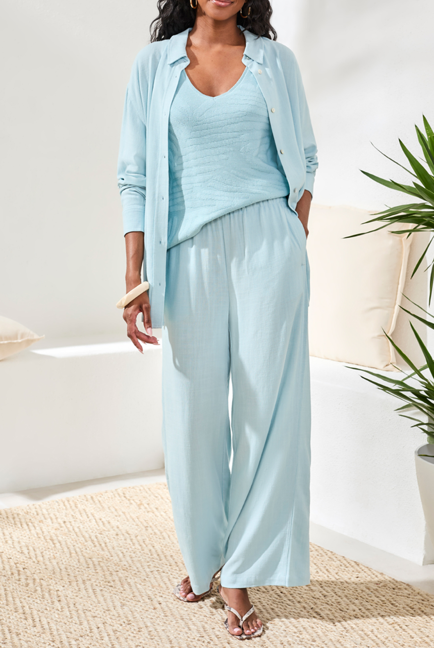 The Bryce Pant- Aqua