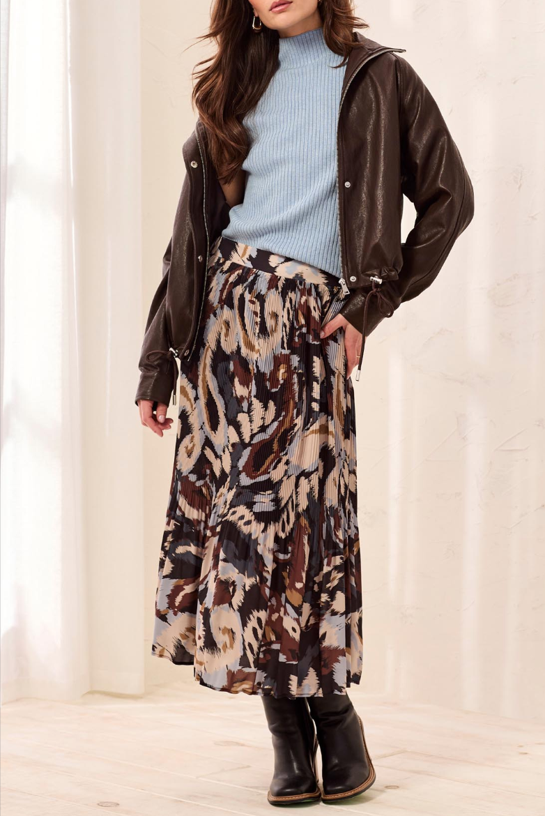 Lacey Plisse Skirt