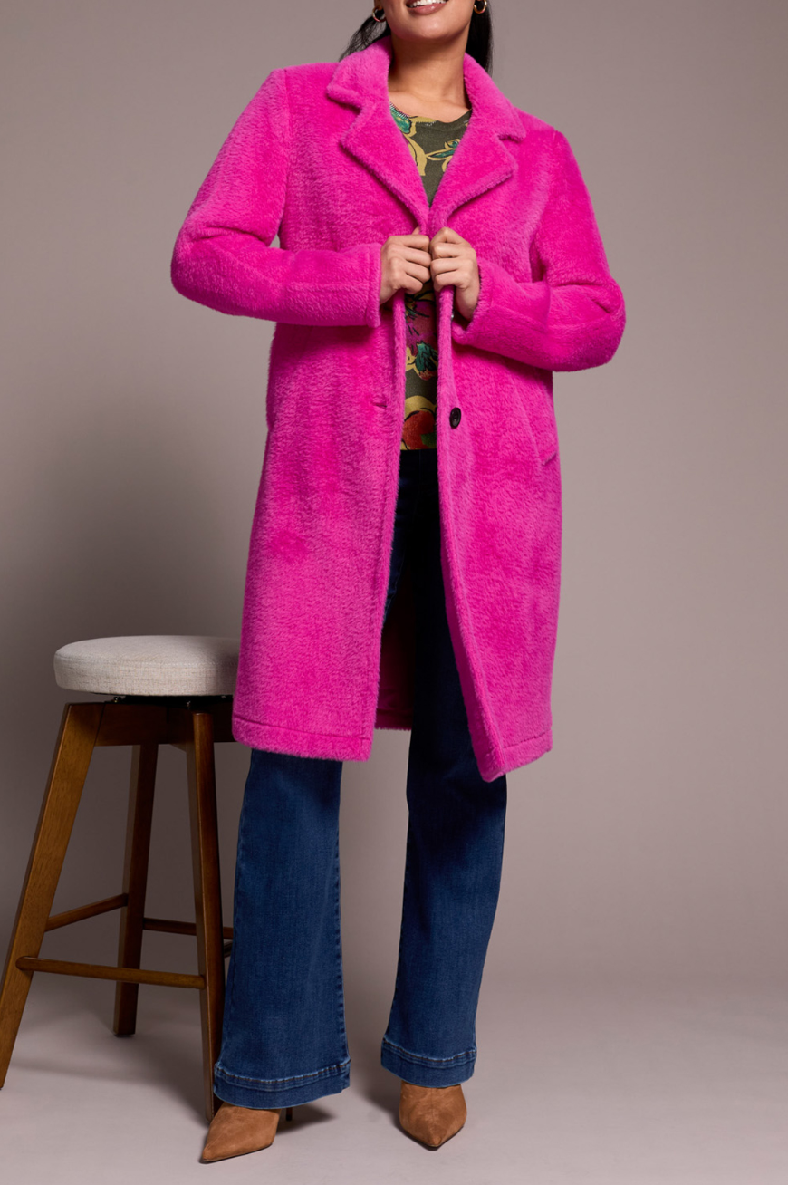 Pink Flambe Coat