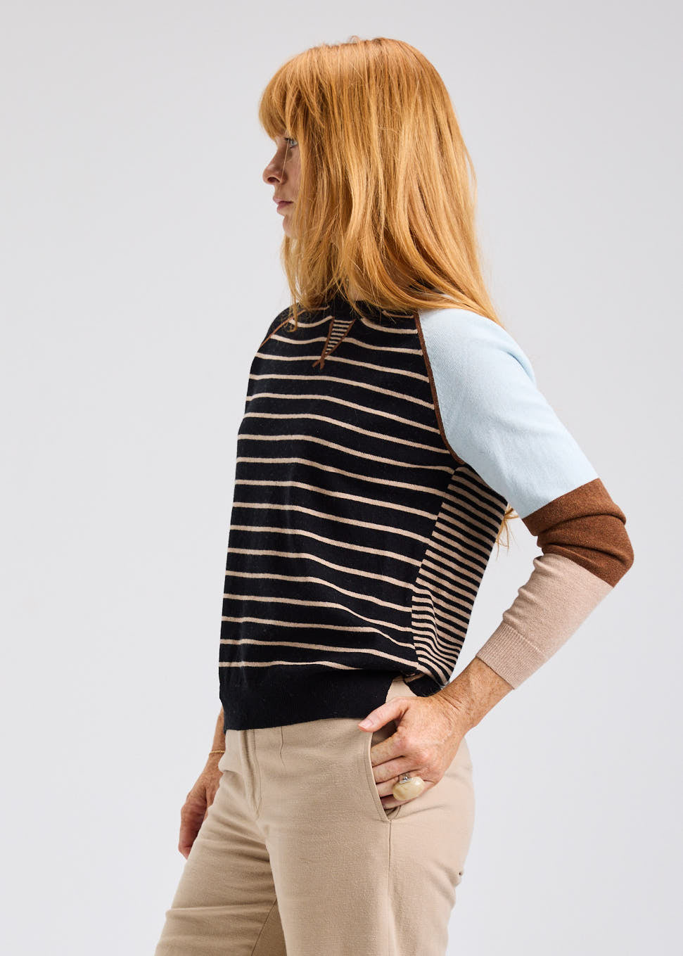 Black Breton Sweater