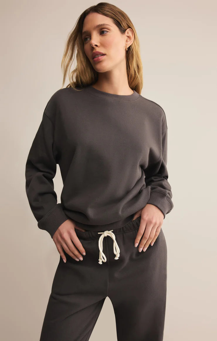Boyfriend Cotton Sweatshirt