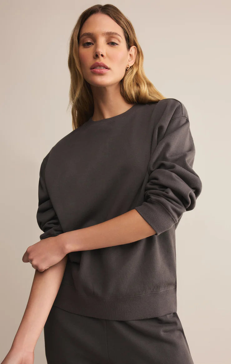 Boyfriend Cotton Sweatshirt