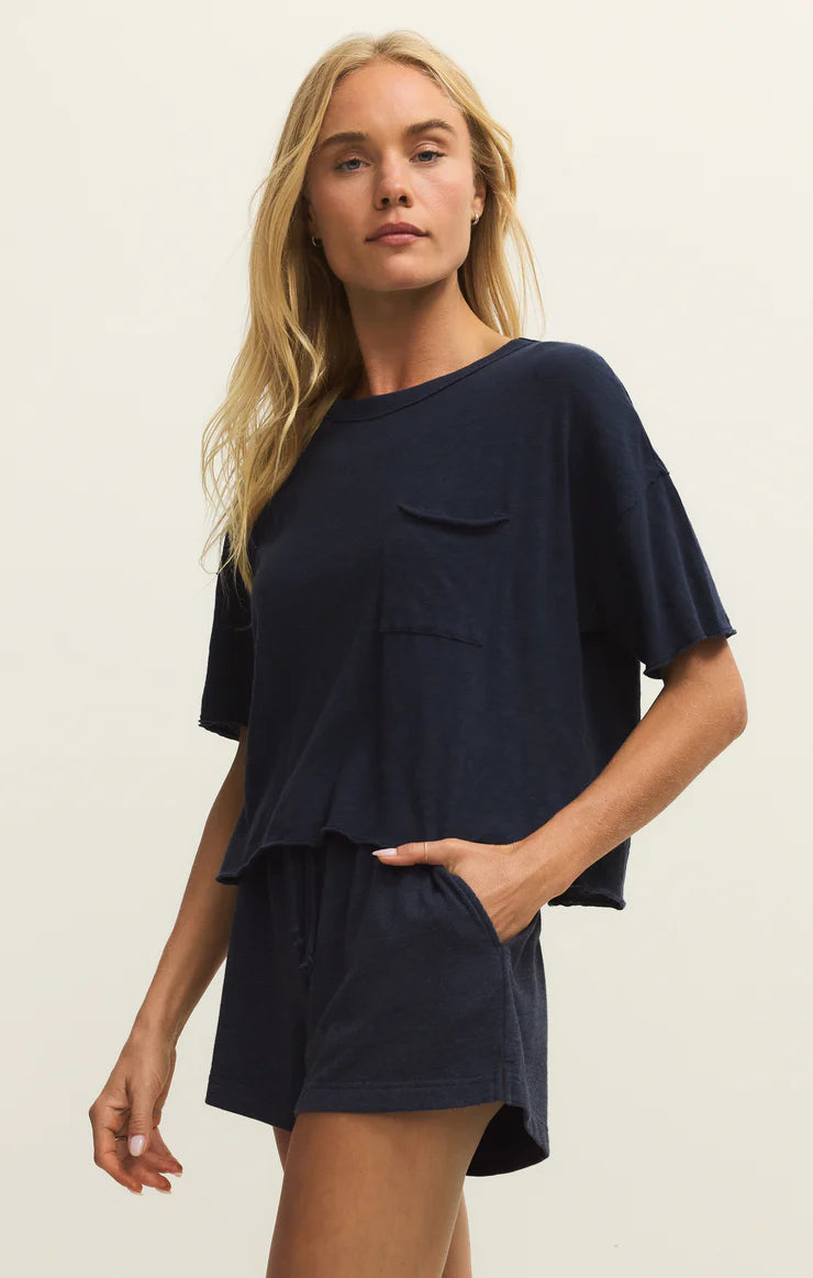 Everyday Pocket Tee- ECLIPSE