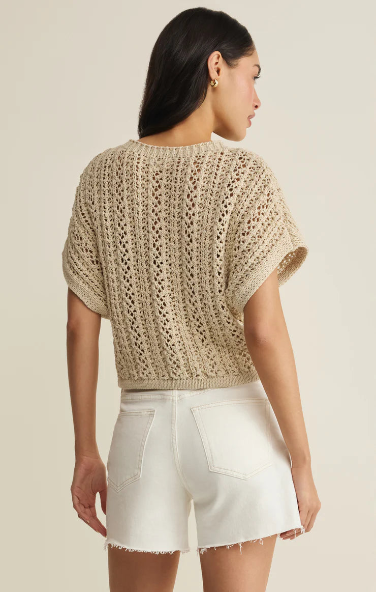 Ballast Crochet Top- NATURAL