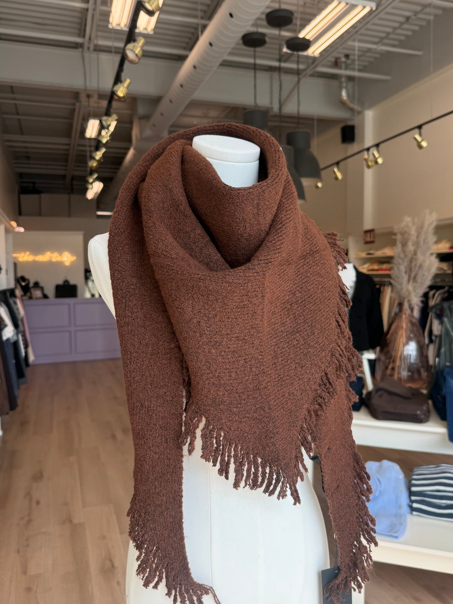 Addie Scarf- CHOCOLATE