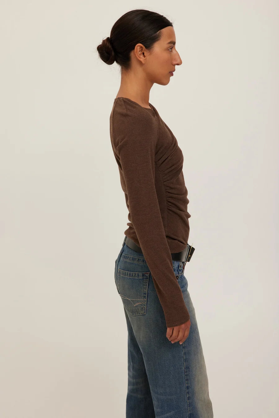 Harlow Long Sleeve- DARK MOCHA