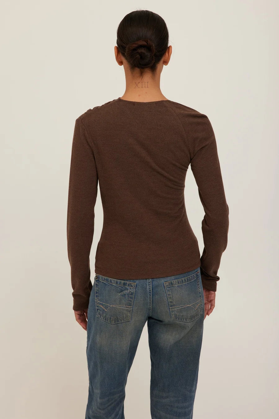 Harlow Long Sleeve- DARK MOCHA