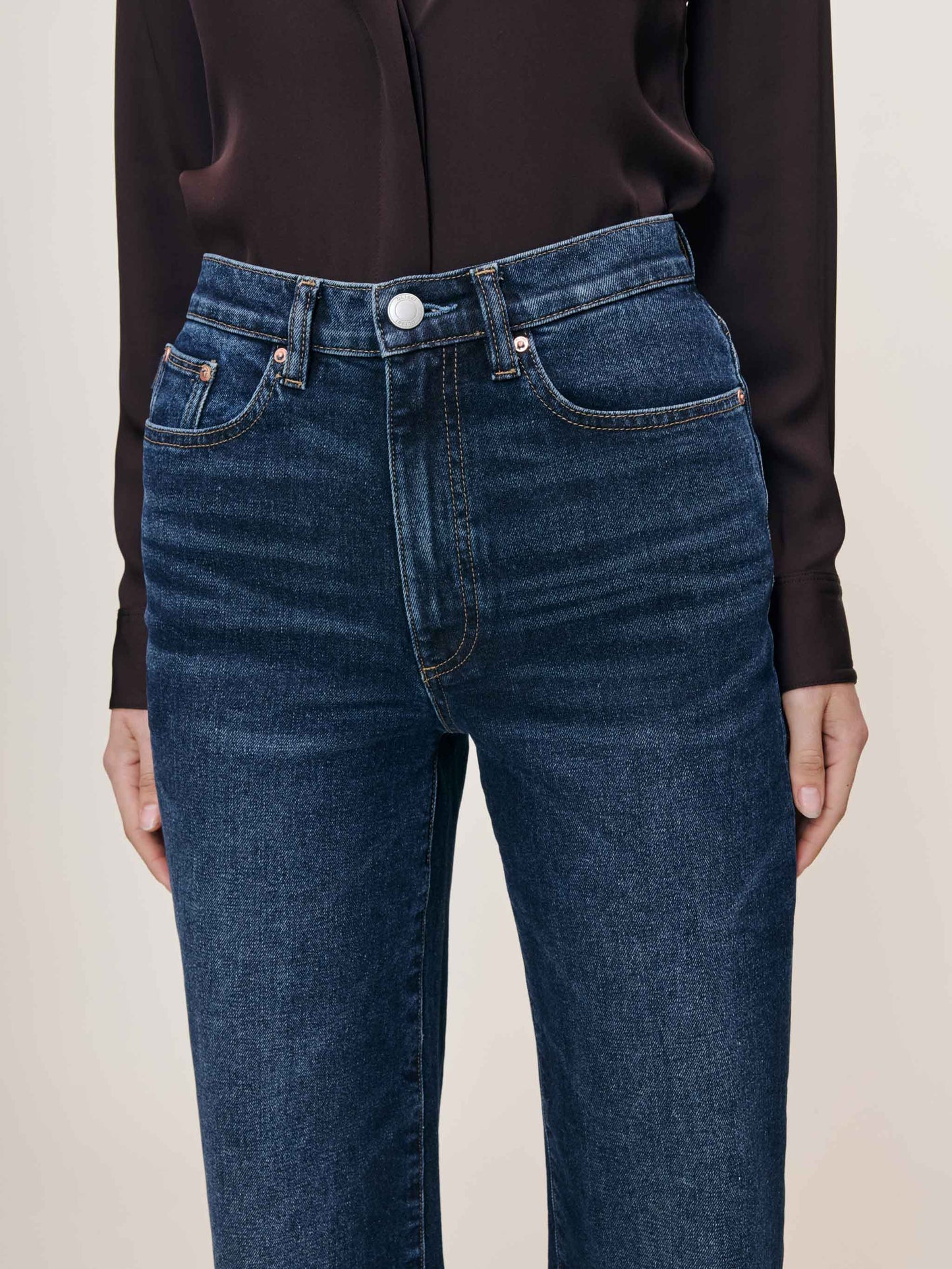 Karmine Refined Wide Jean- DARK SEA
