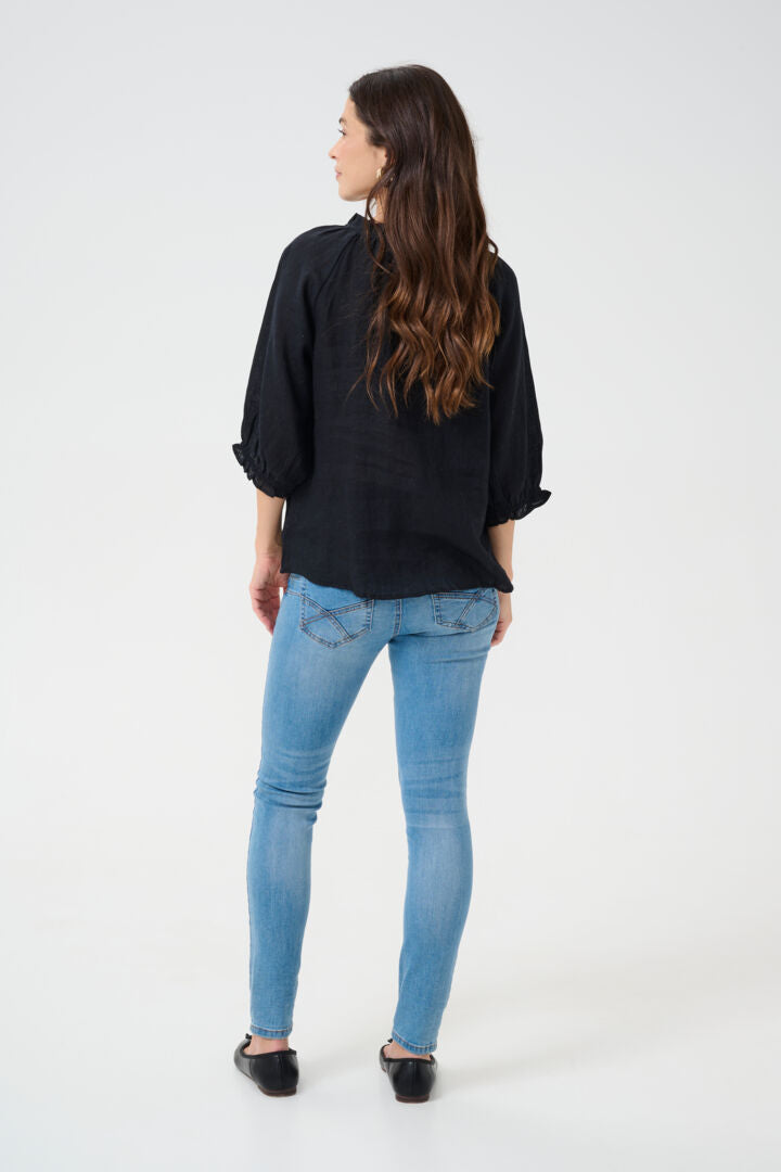 Bellis Blouse- BLACK
