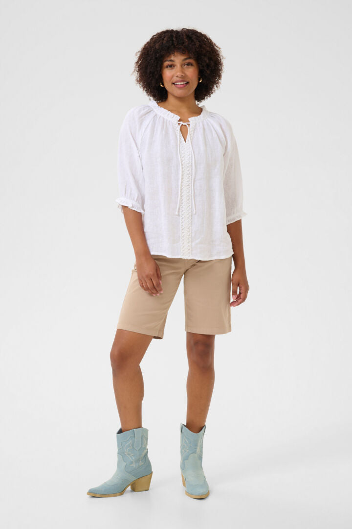 Bellis Blouse- WHITE