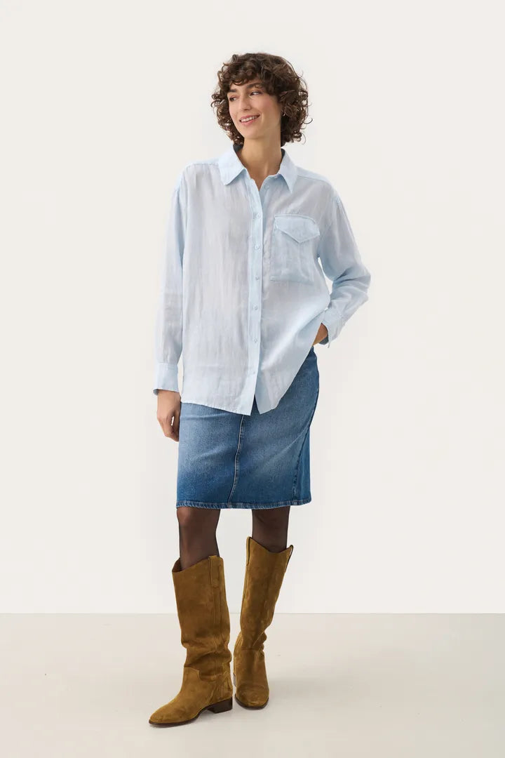 Nuvin Shirt- Ice Water