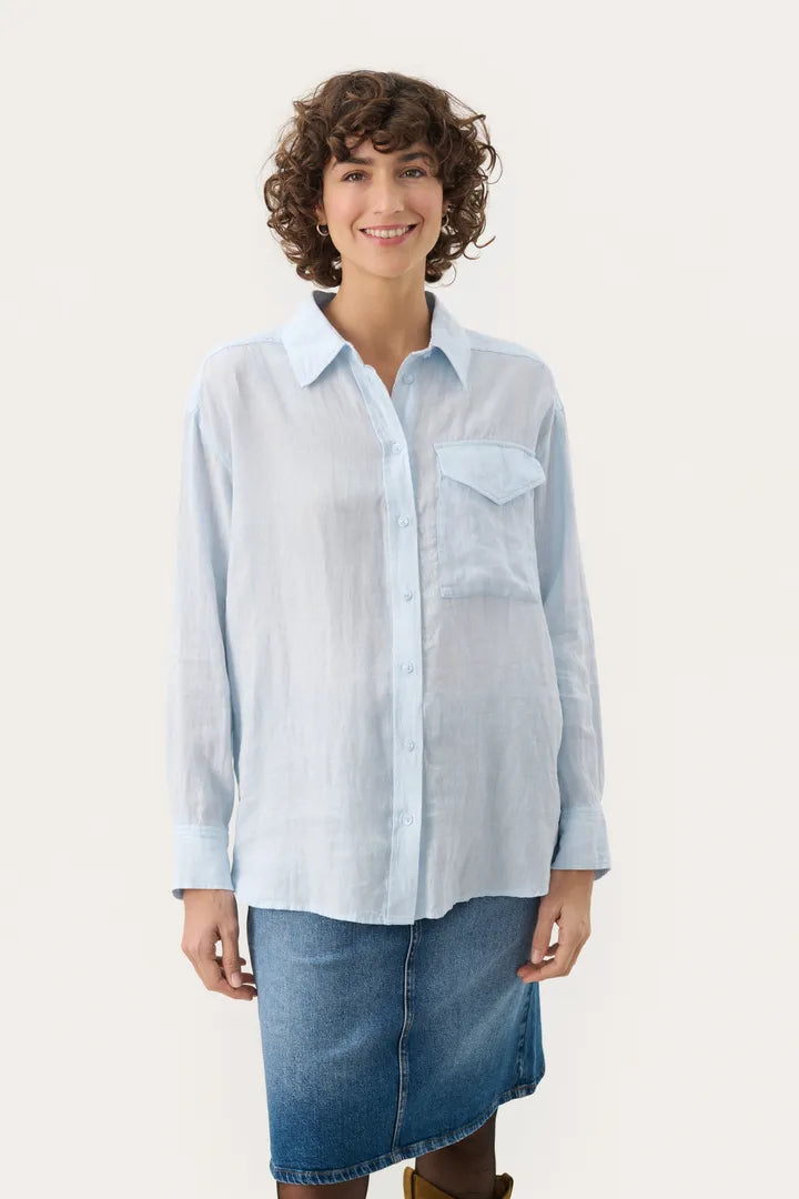 Nuvin Shirt- Ice Water