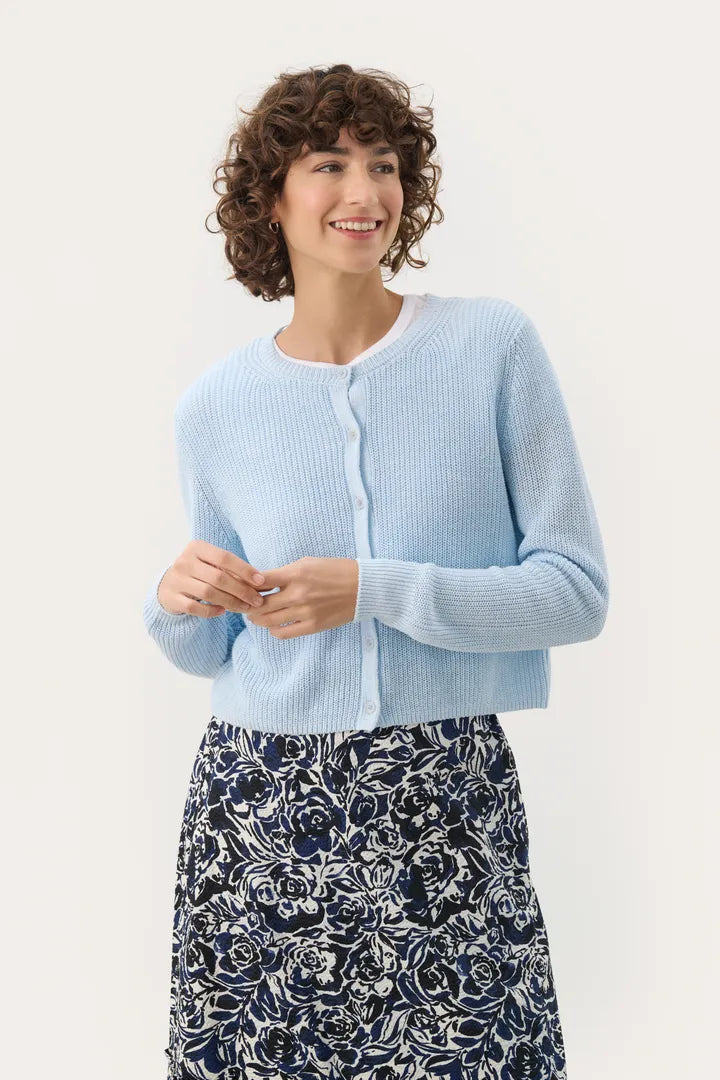 Gigia Cardigan- ICE WATER