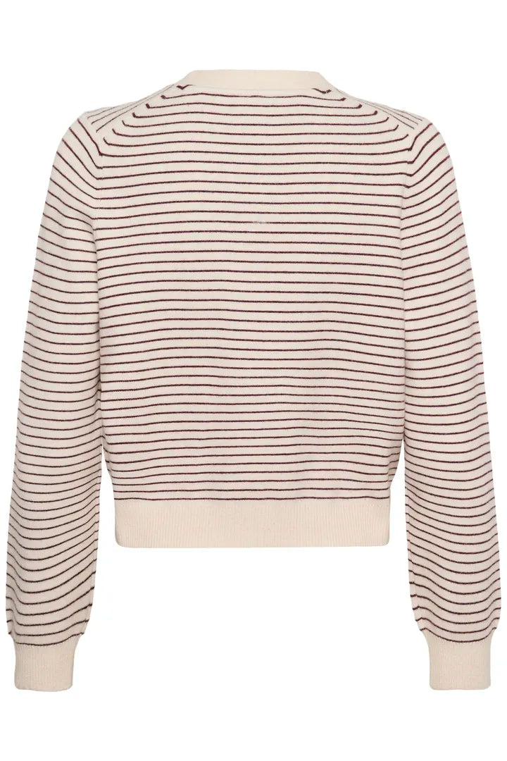 Anessa Cardigan- FIG STRIPE