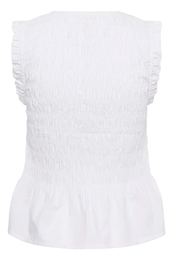 Borgny Top- WHITE