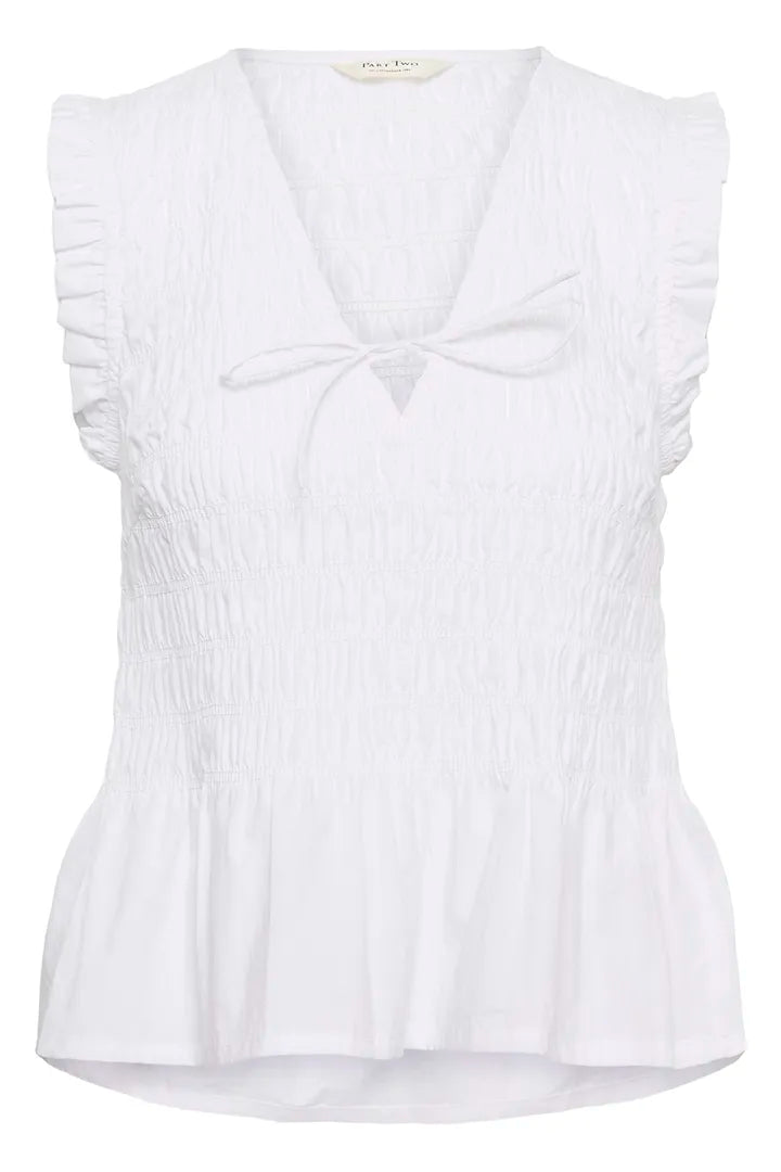 Borgny Top- WHITE
