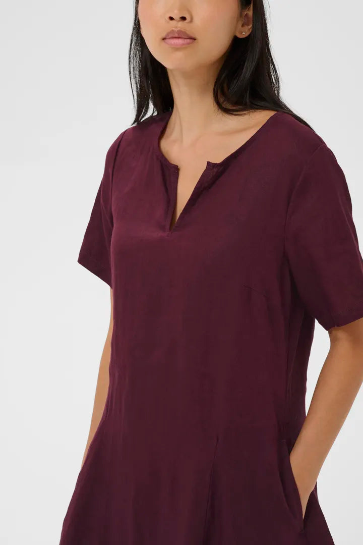 Amina Linen Dress
