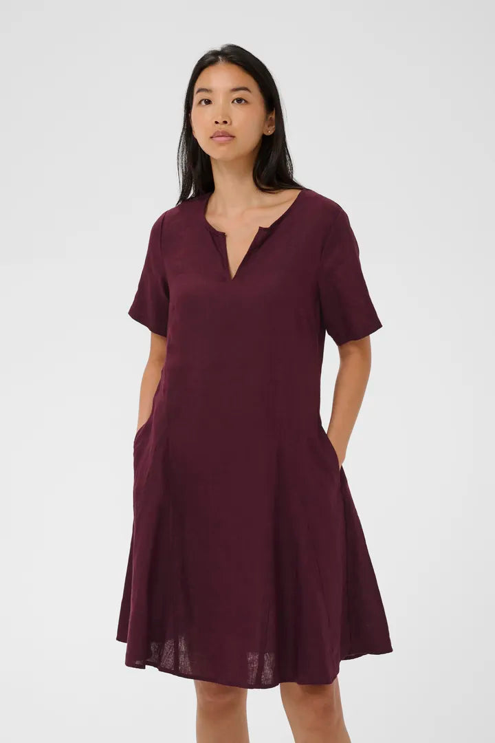 Amina Linen Dress