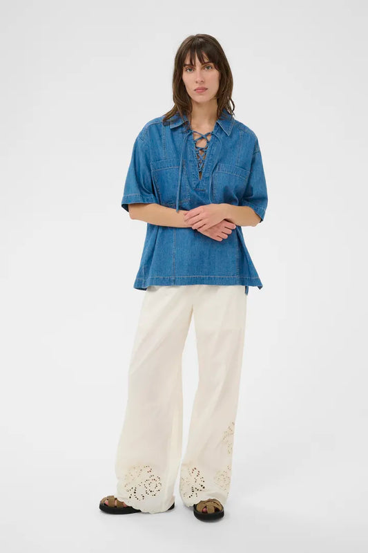 Agnethe Pant- WHITE