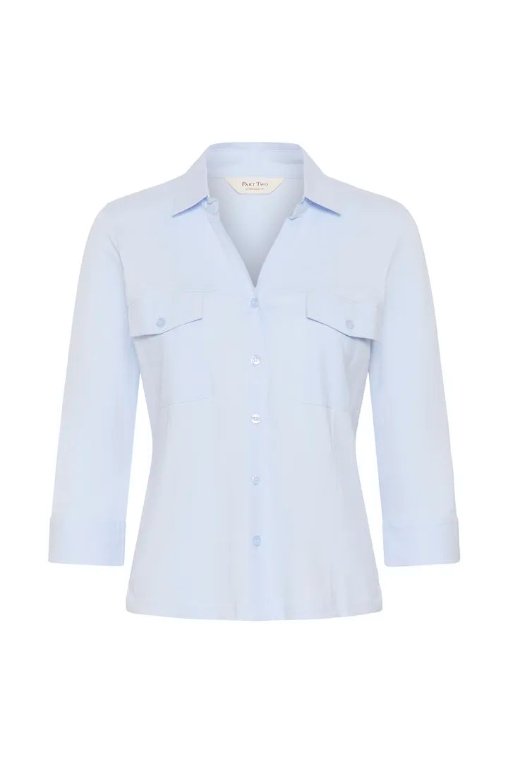 Anise Shirt- BABY BLUE