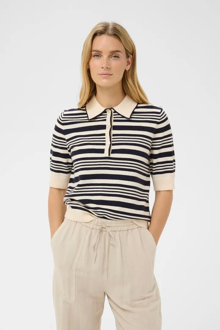 Anetti Collared Knit Tee