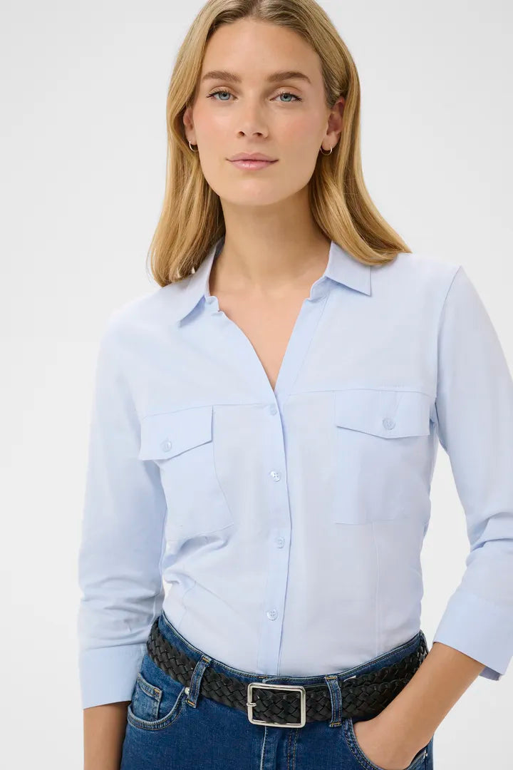Anise Shirt- BABY BLUE