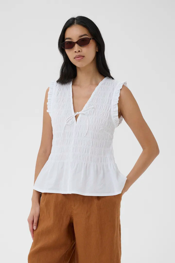 Borgny Top- WHITE