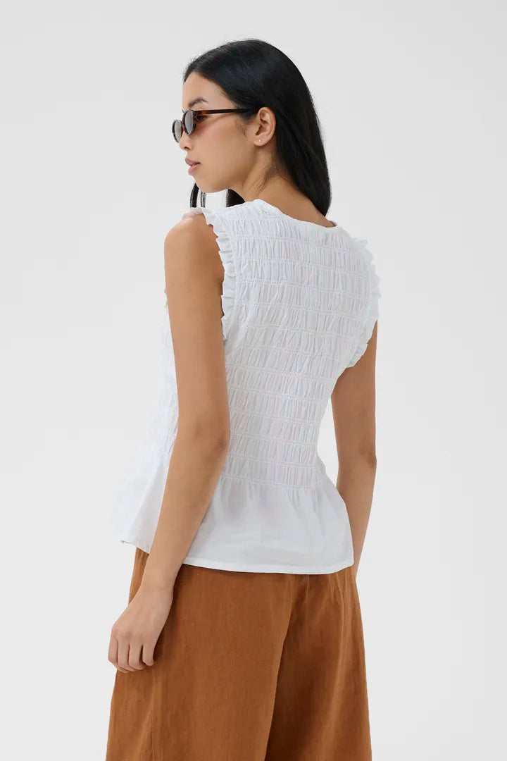 Borgny Top- WHITE