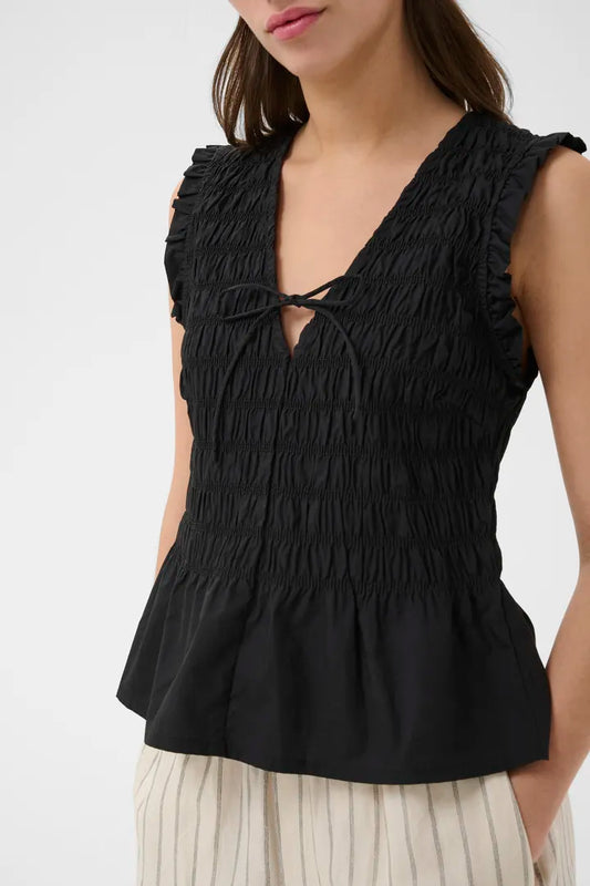 Borgny Top- BLACK