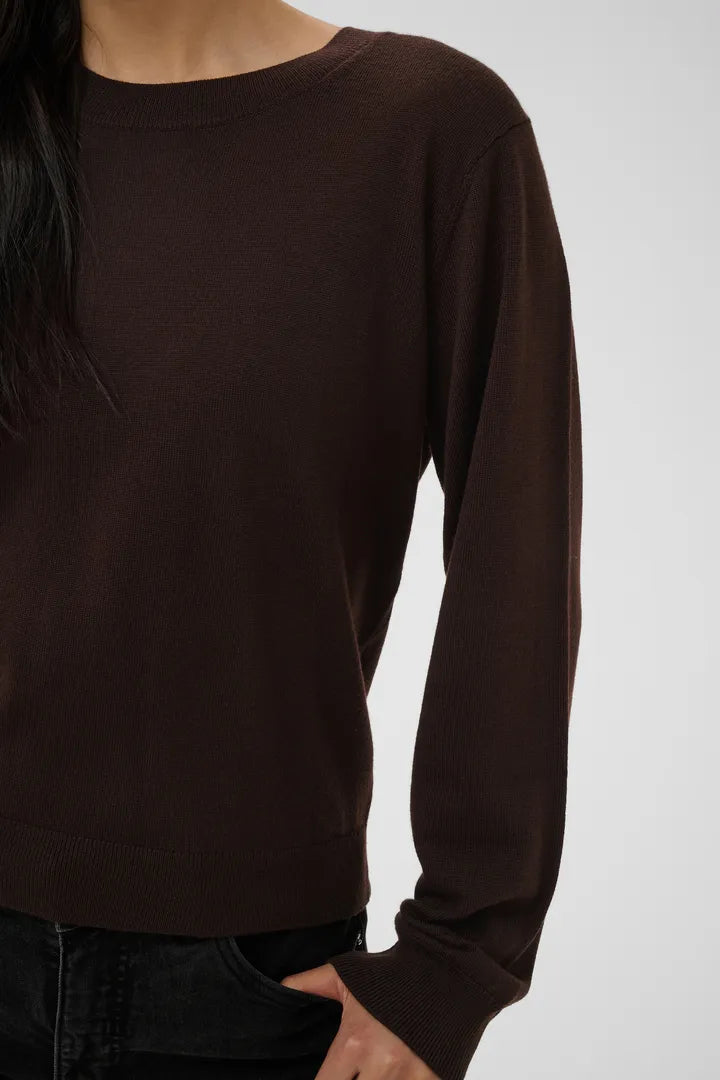 Yona Crewneck Pullover- MOLE