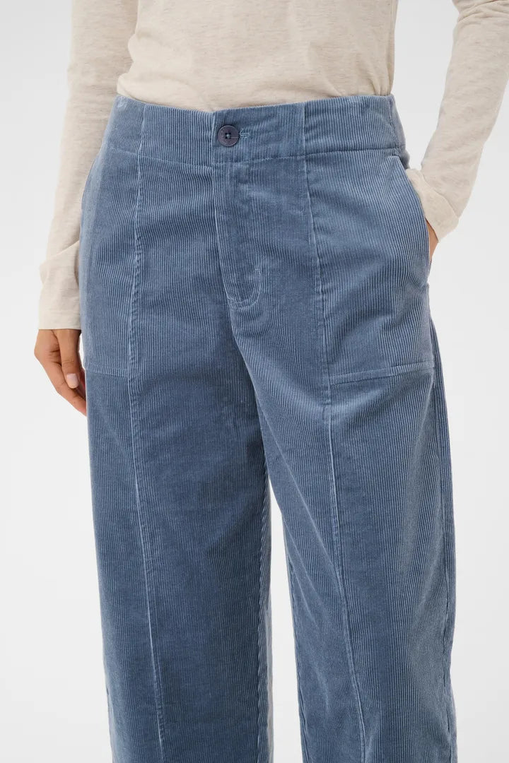 Netta Cord Trousers- STONE