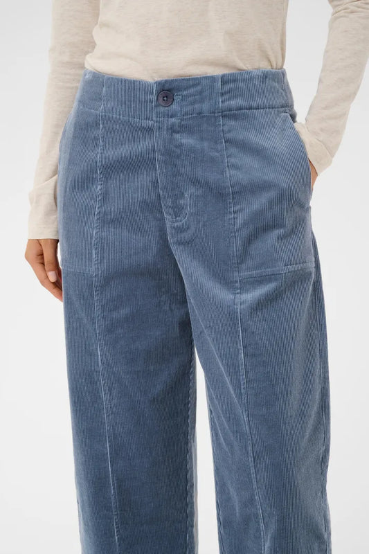 Netta Cord Trousers- STONE
