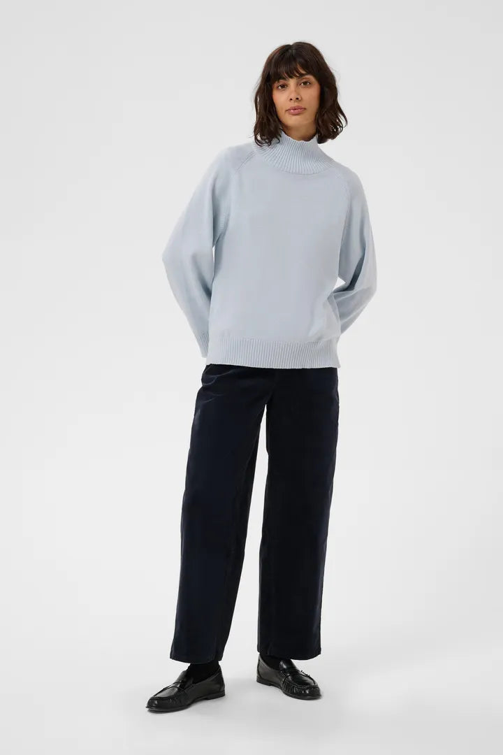 Chicky Pullover Sweater- GREY DAWN